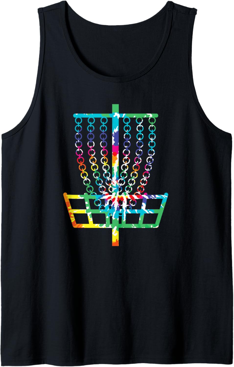 Hippie Rainbow Disc Golf Tank Top