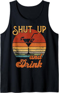 Silence & Sip / Cocktail Tank Top