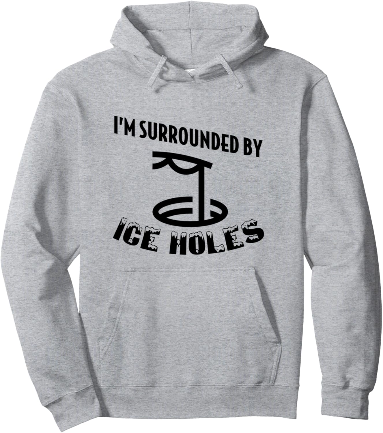 Ice Hole Humor Hoodie