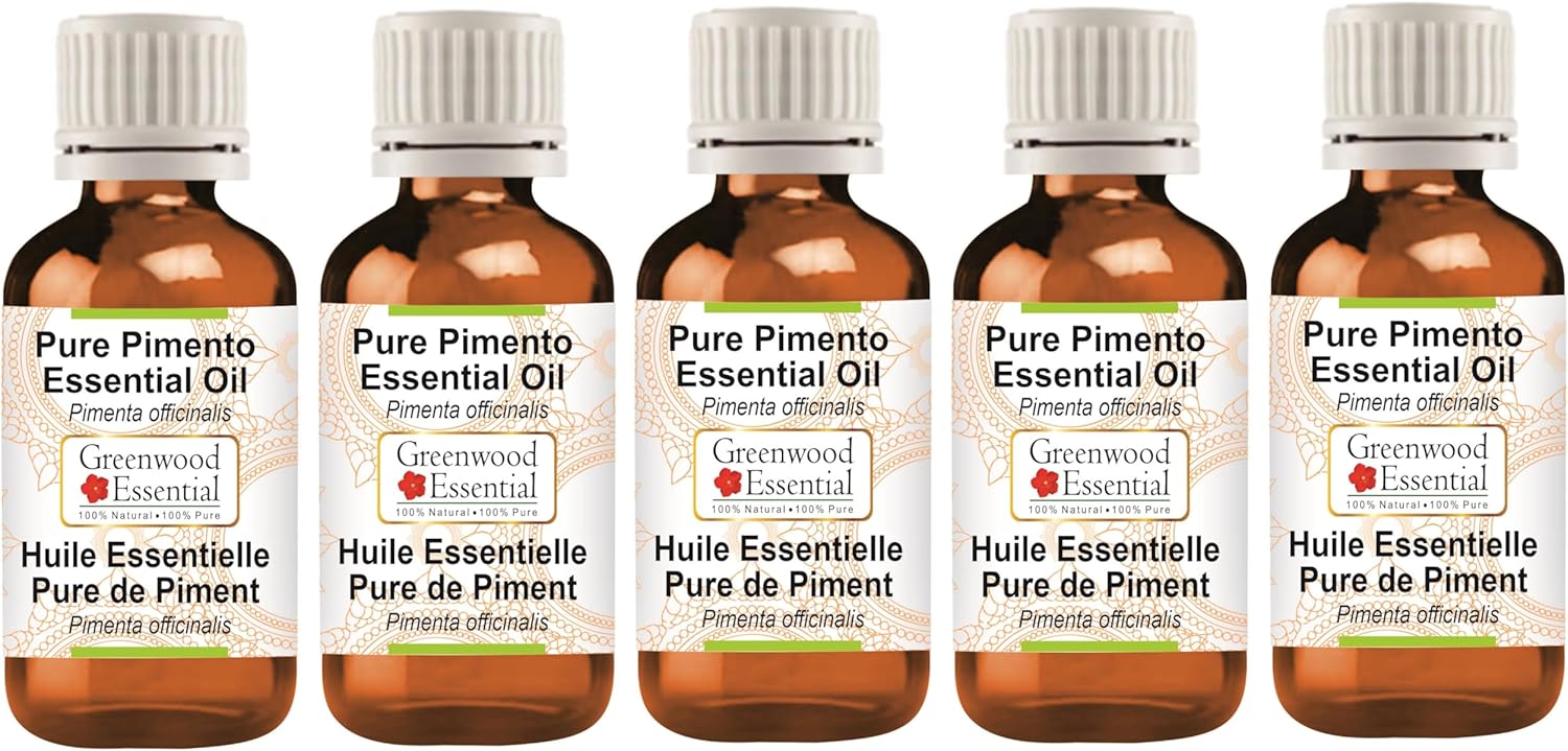 Greenwood Essential Pure Pimento Essential Oil for Skin Care