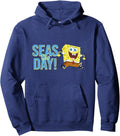 SpongeBob SquarePants Seas the Day! Pullover Hoodie - Comfortable
