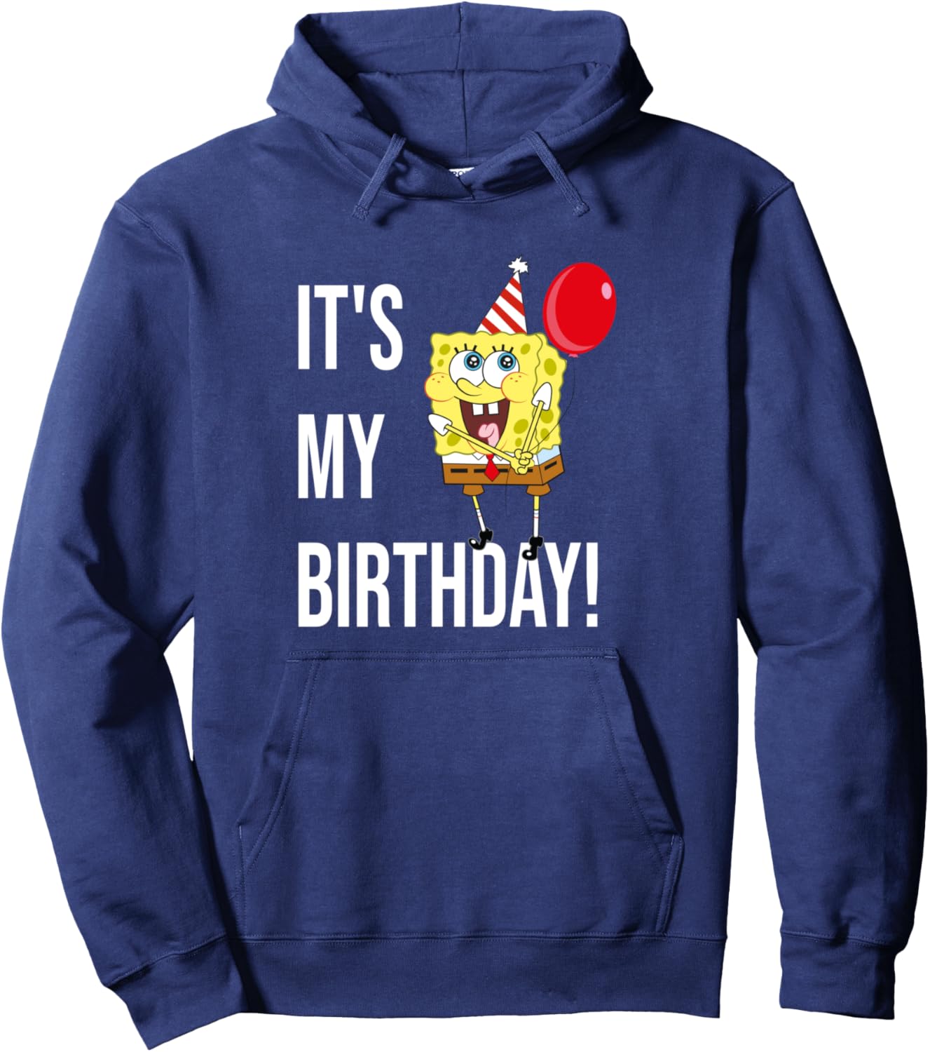 SpongeBob It's My Birthday! Pullover Hoodie for Kids Ages 3-15
