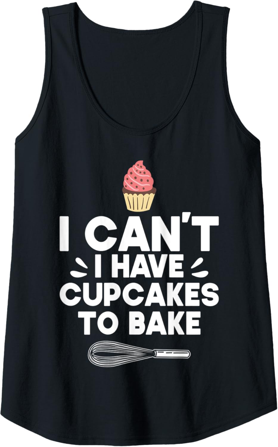 Cupcake Baker Tank Top | Baking Pastry Apparel