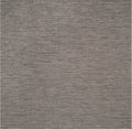 Courtyard 7ft 10in Square Black/Beige Outdoor/Indoor Rug - Durable