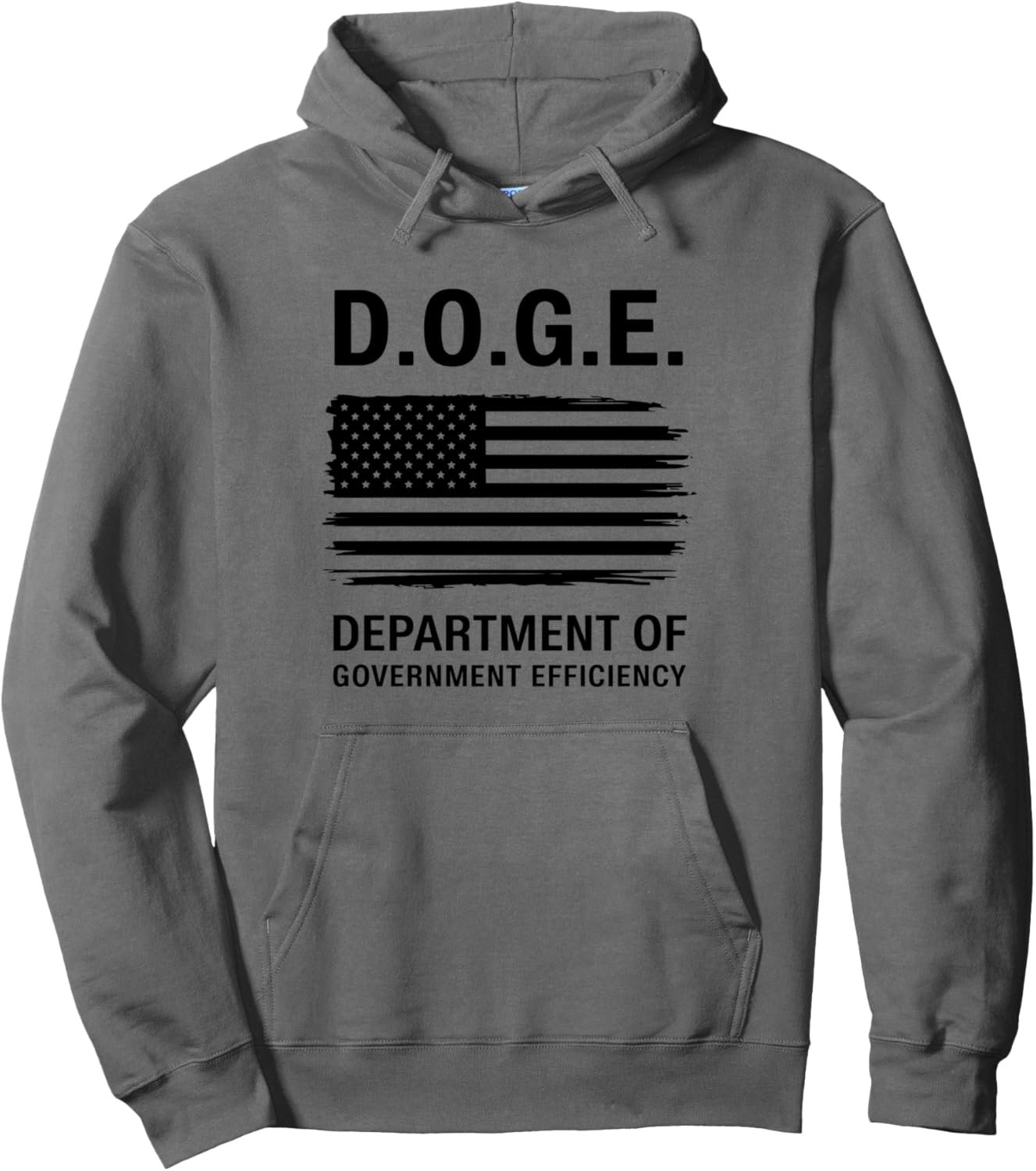 Cozy Grey D.O.G.E. Hoodie - Small