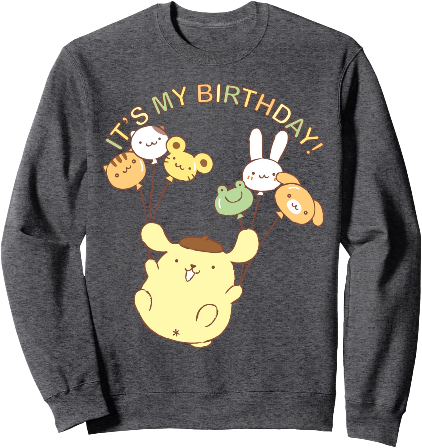 Pompompurin Its My Birthday Sweatshirt for Fun Celebrations