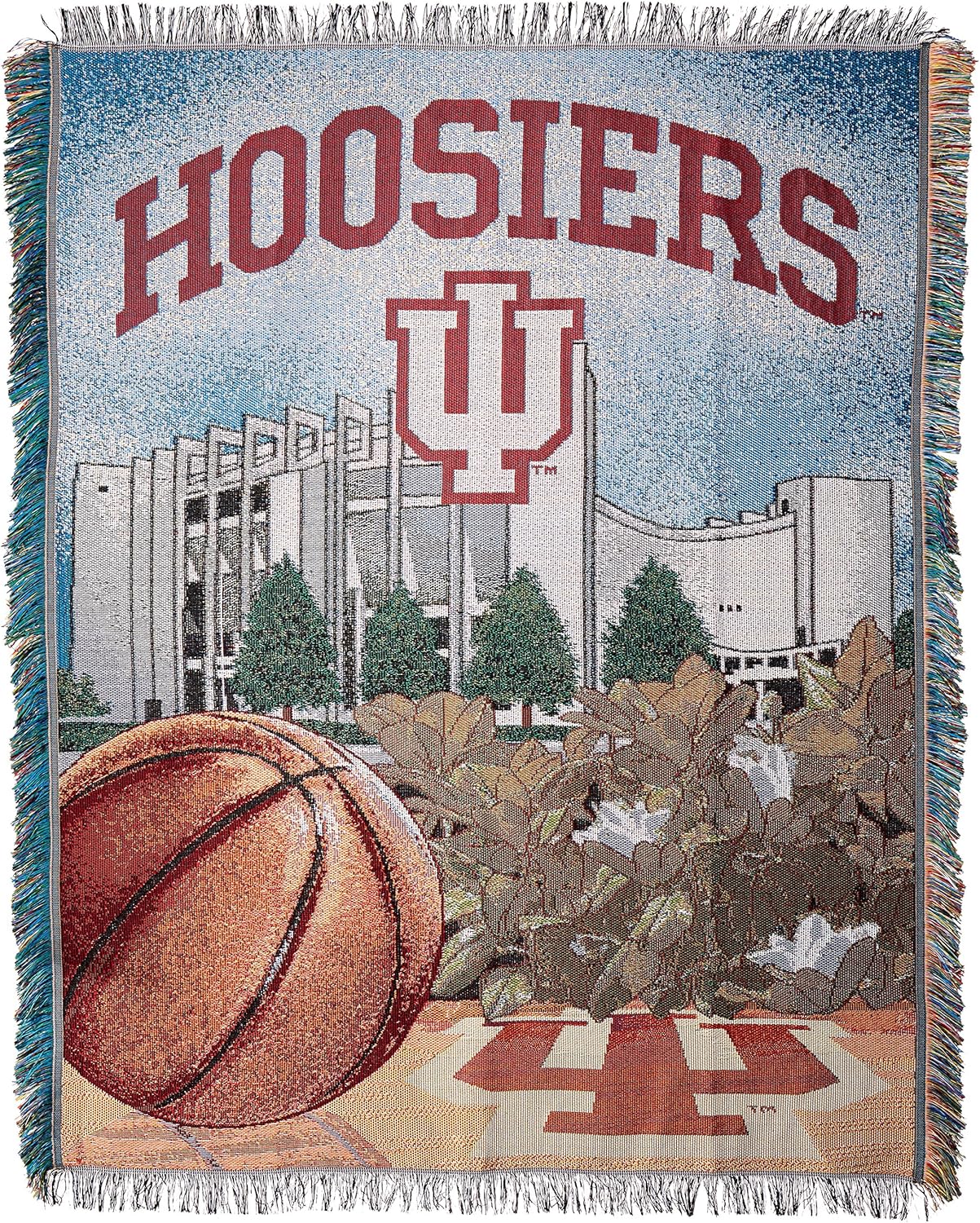 Officially Licensed NCAA Woven Tapestry Throw Blanket 48x60