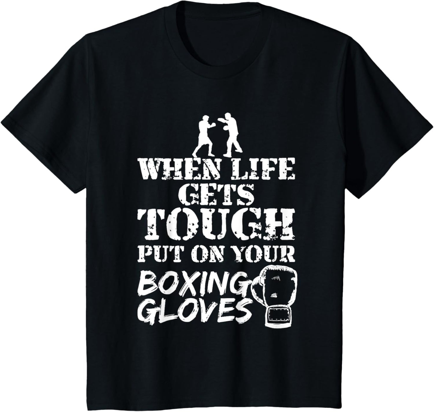 Tough Times? Gear Up with Boxing Gloves Tee!
