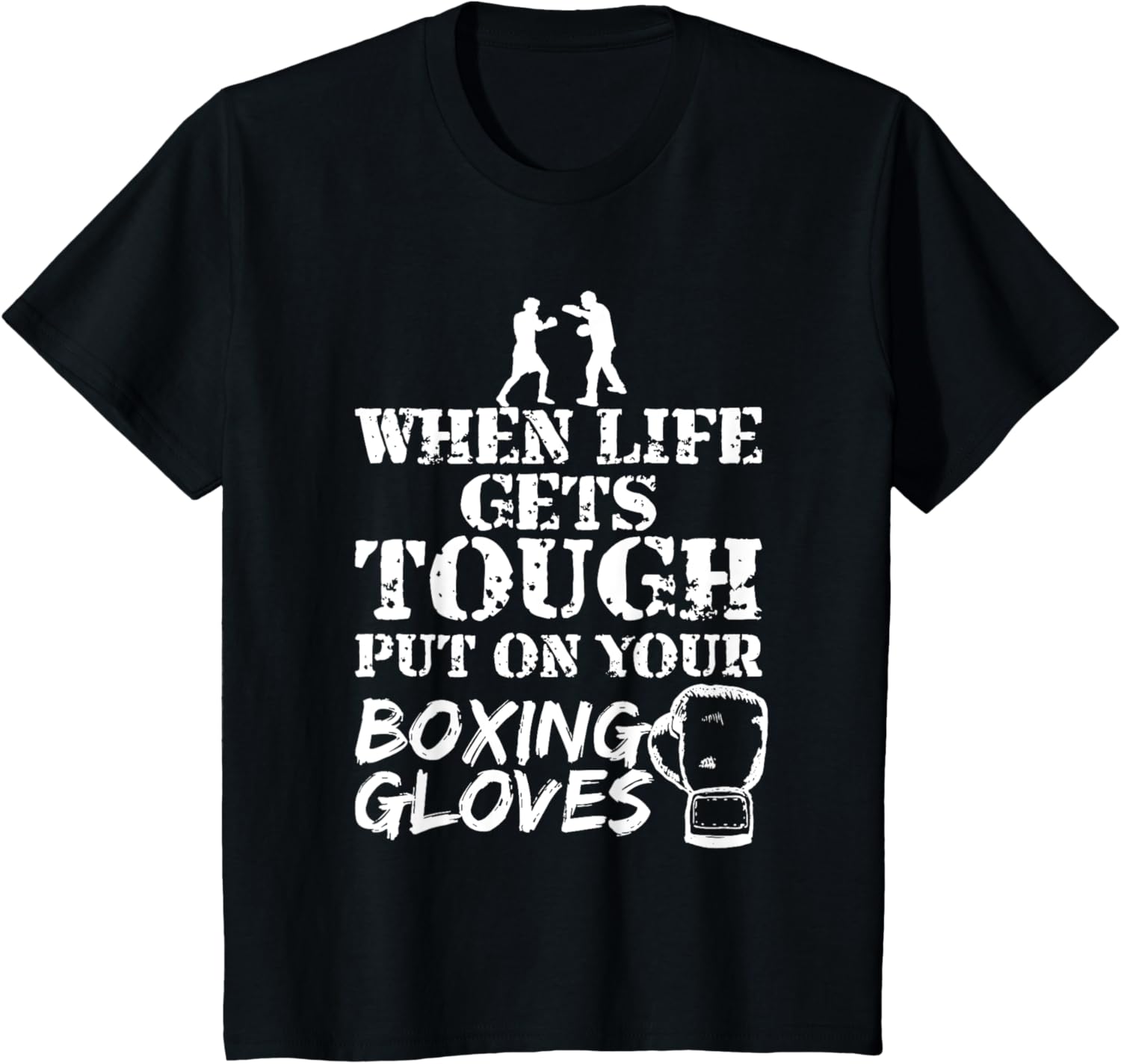 Tough Times? Gear Up with Boxing Gloves Tee!