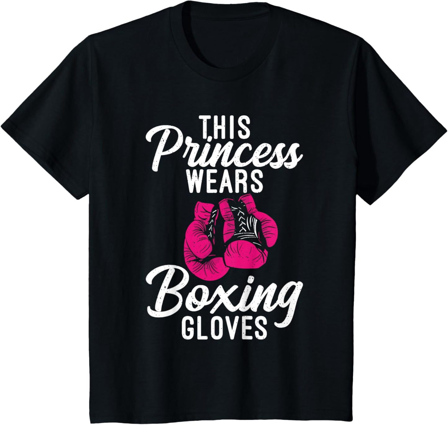 Empower Her with Sporty Princess Boxing Tee