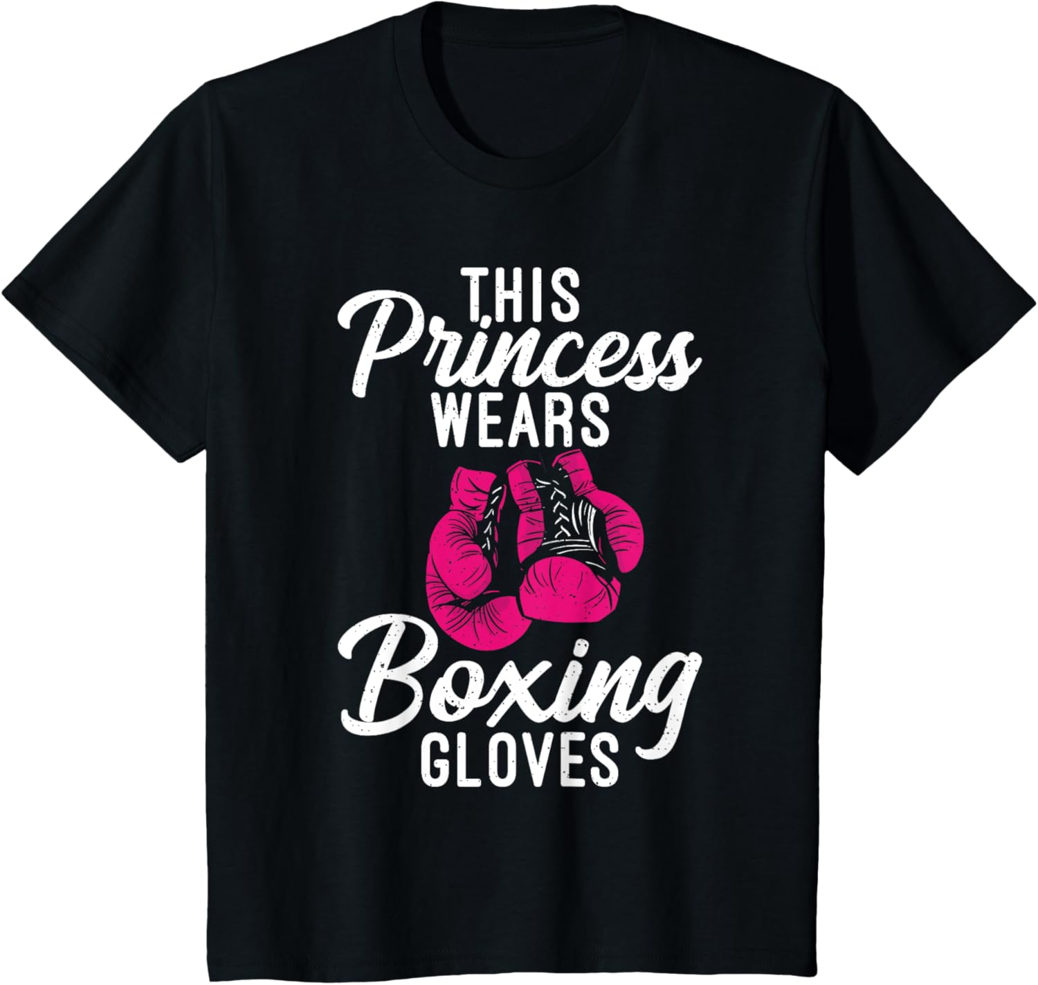 Empower Her with Sporty Princess Boxing Tee