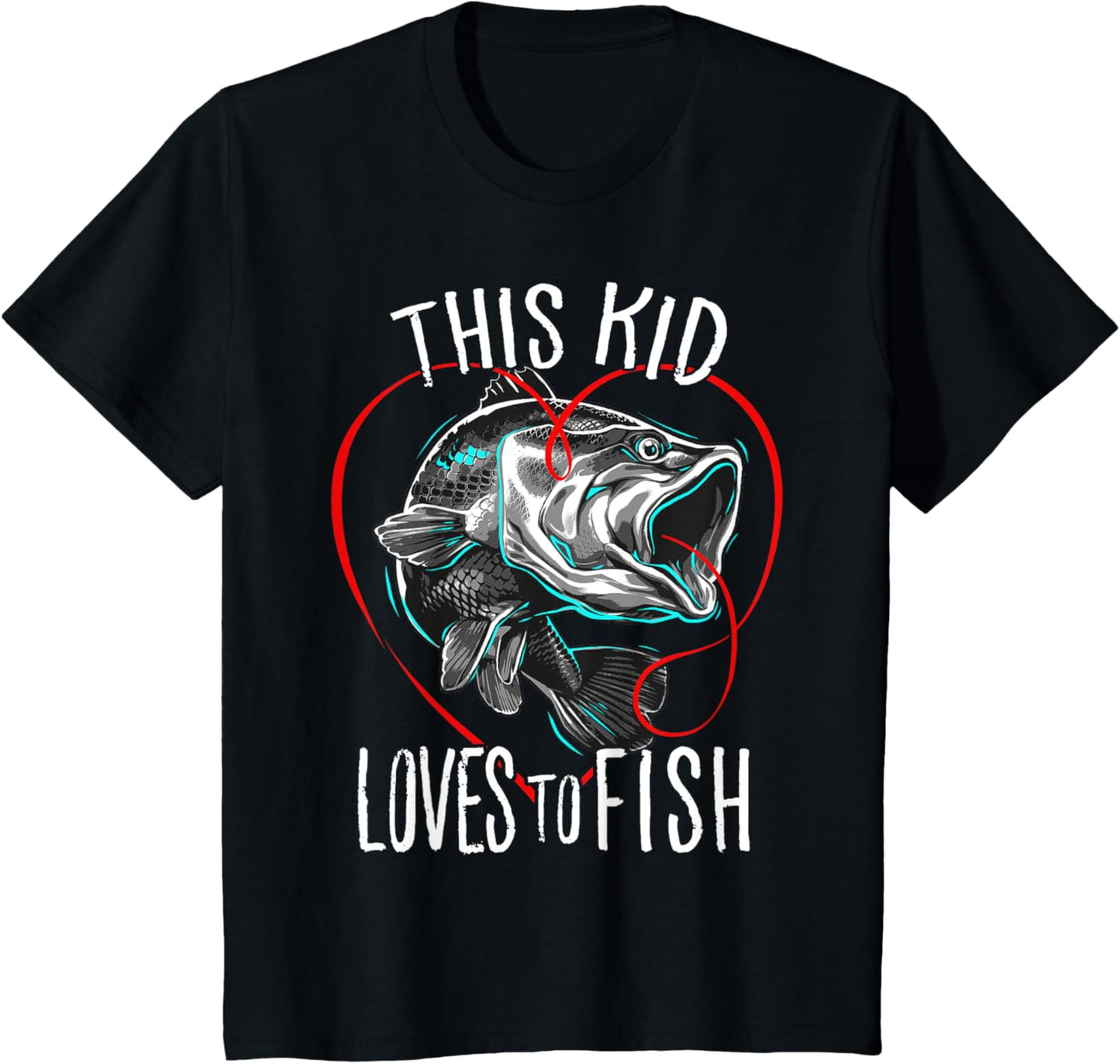 Kid's Fishing Lover Tee | Bass Fish Gifts