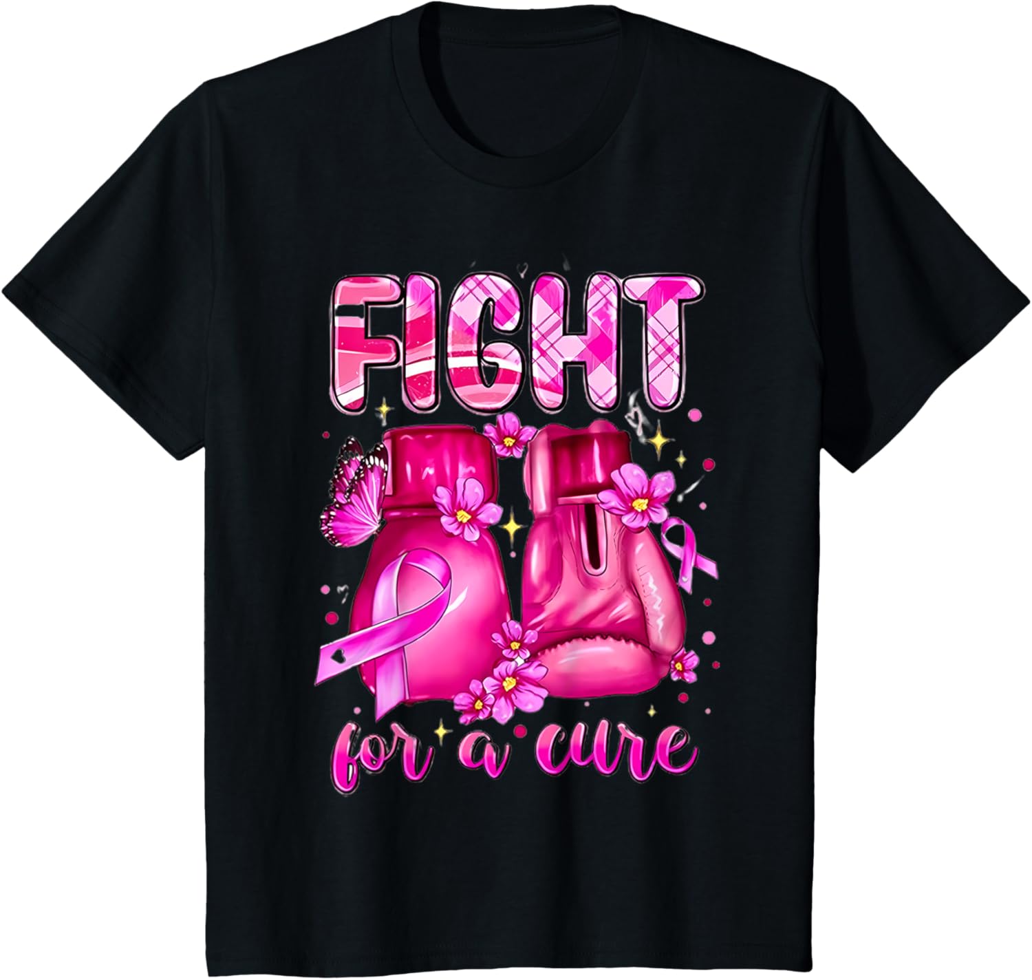 Pink Boxing Gloves for Breast Cancer Cure