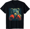 Funny boxing bear for sport boys and girls T-Shirt - Playful Everyday