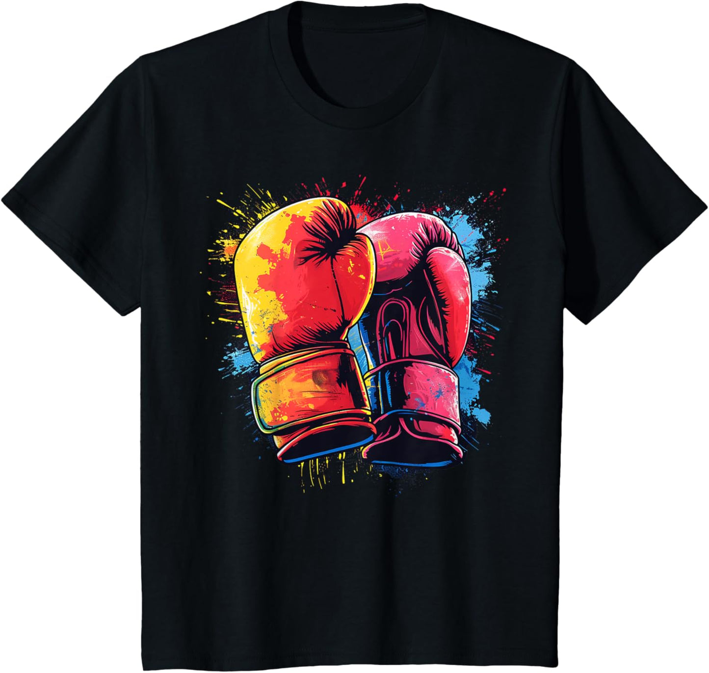 Vibrant Boxing Gloves Tee for All Ages