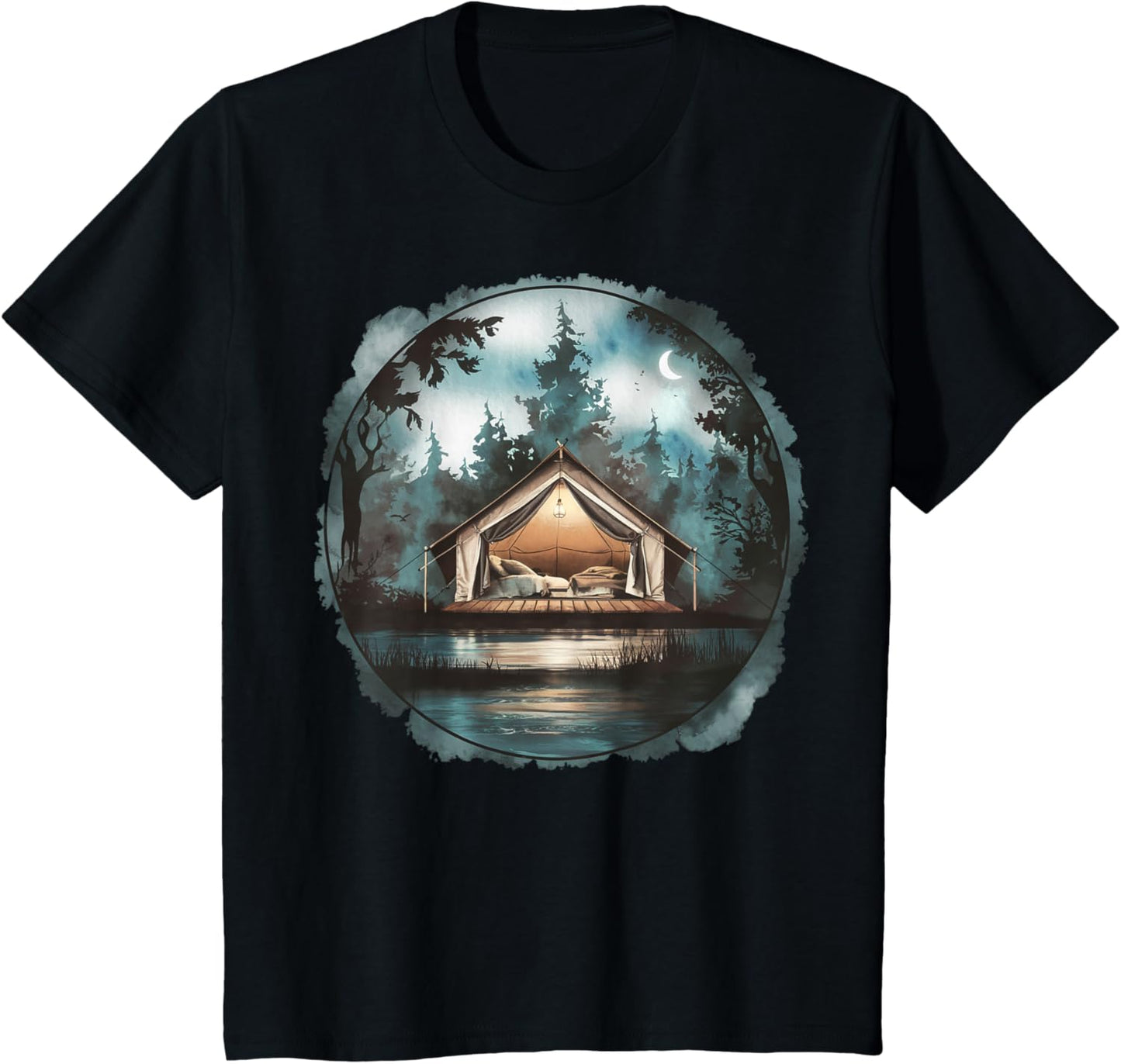 Waterproof Vintage Camping Tent Tee