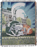 Officially Licensed NCAA Woven Tapestry Throw Blanket - 48 in x 60 in