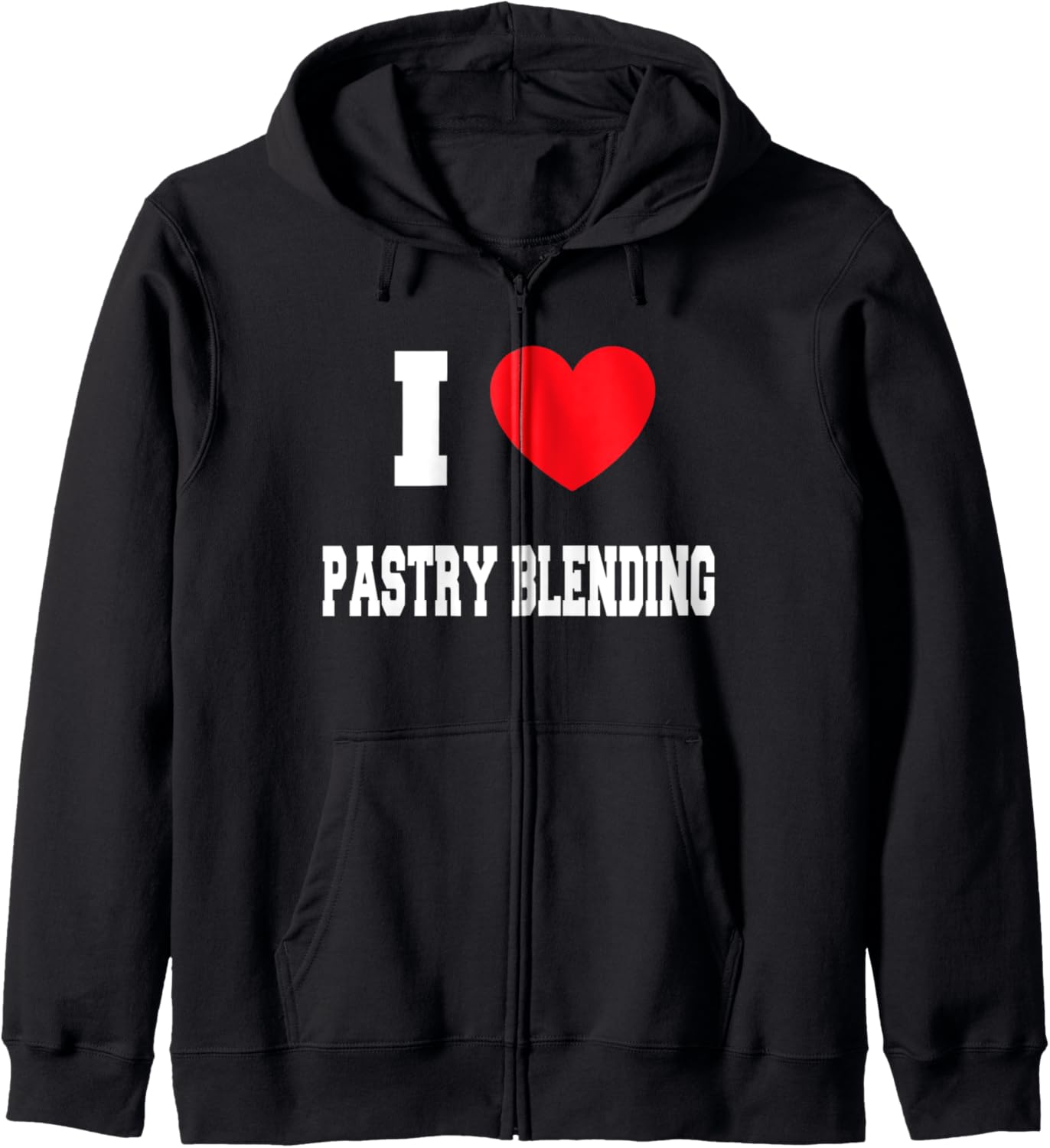 Cozy Pastry Blending Zip Hoodie: My Heart