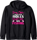 Smart Girls Fishing Fly Fishing Rod Holders Hot Spot Fishing Hoodie