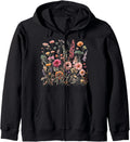Subtle Anti-Trump Floral Boho Zip Hoodie