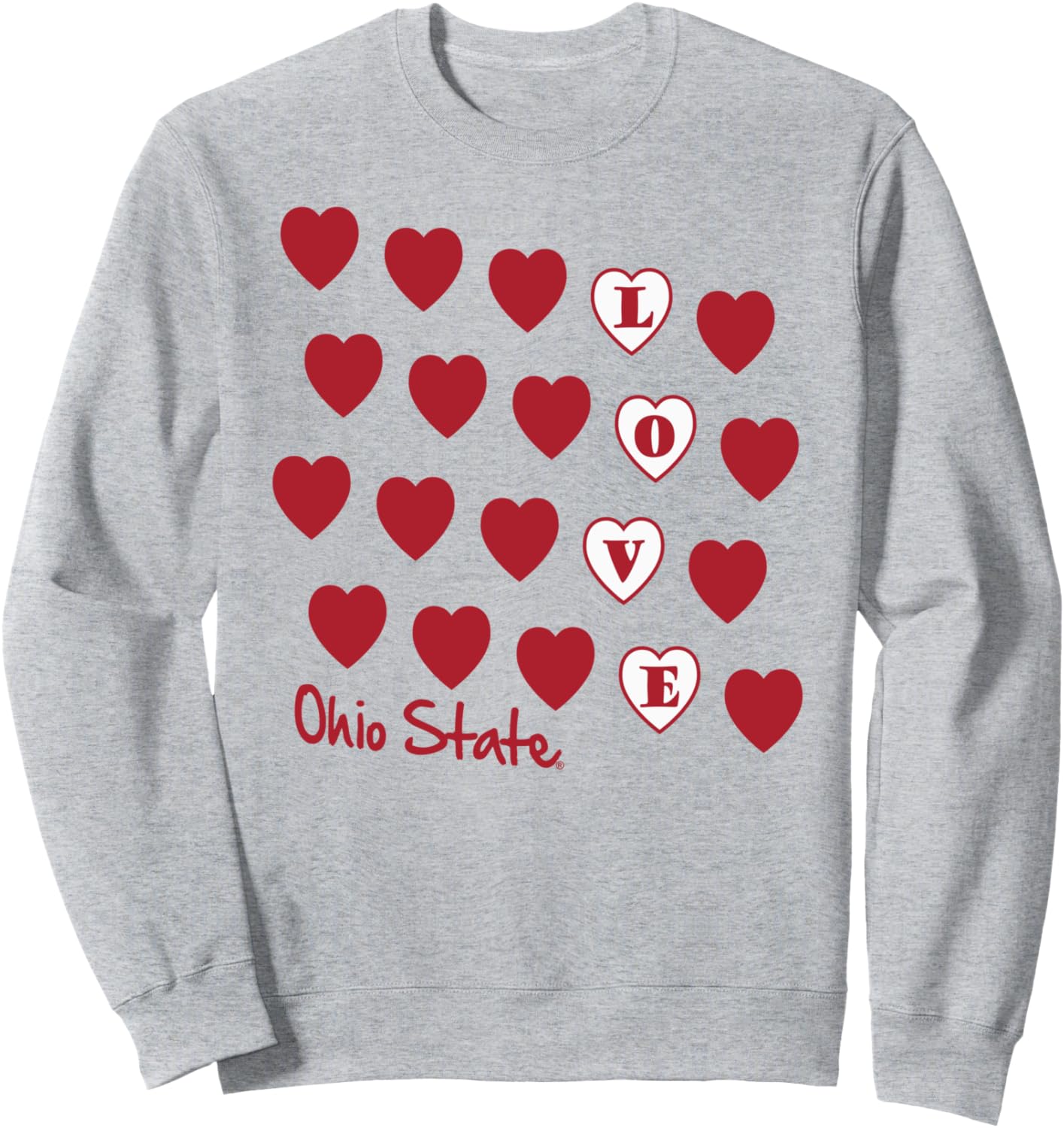 Official Ohio State Buckeyes Love Sweatshirt