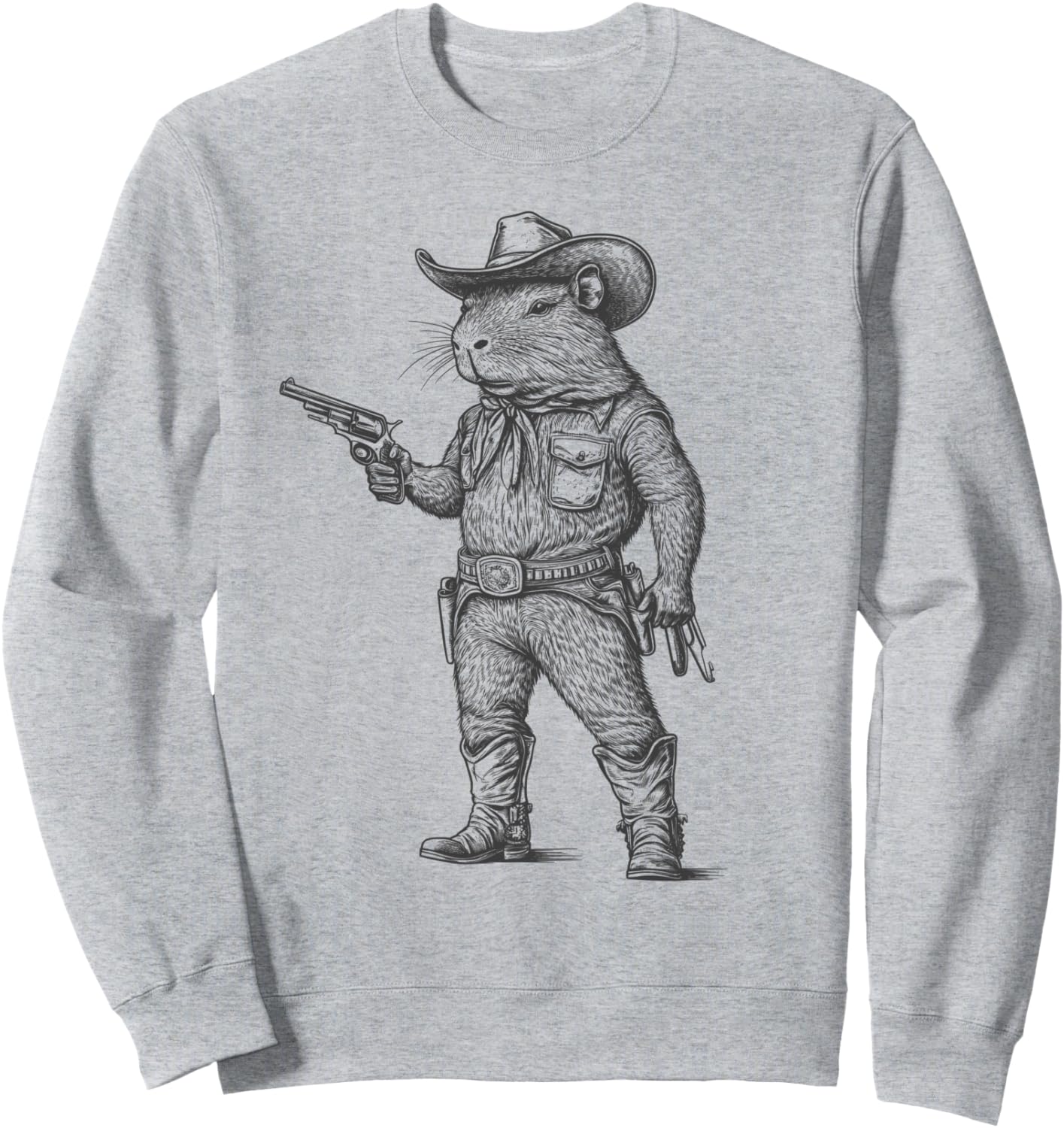 Cute Cowboy Capybara Sweatshirt