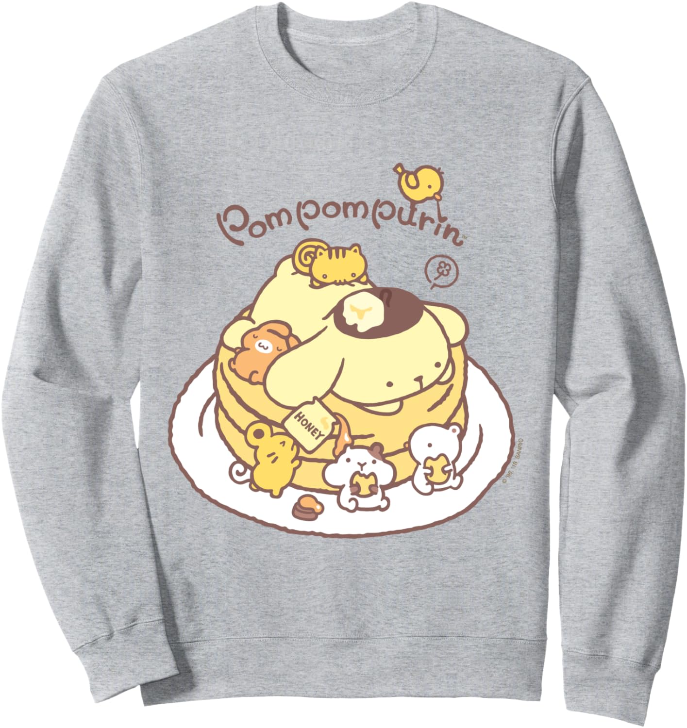 Pom Pom Purin Pancake Friends Sweatshirt for Cozy Comfort