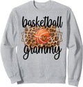 Basketball Grammy Grandma Sweatshirt for Women - Proud Support Gift