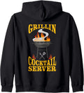 Cocktail Server BBQ Hoodie - Perfect Gift!