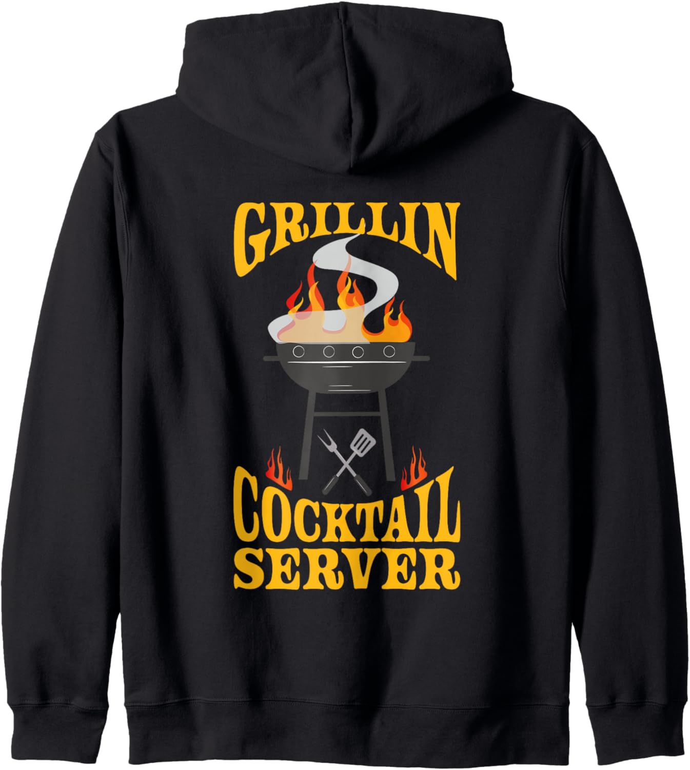 Cocktail Server BBQ Hoodie - Perfect Gift!