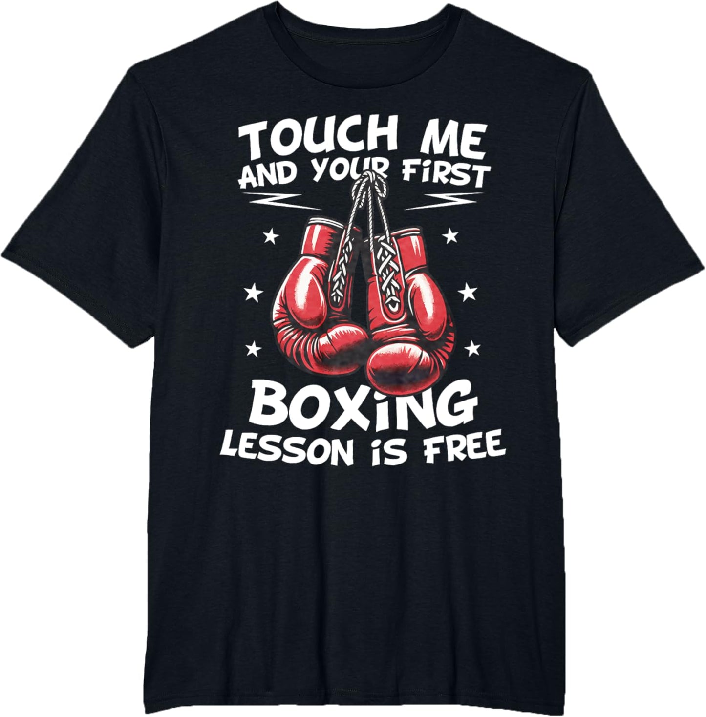 Free Boxing Lesson Funny Tee