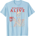 Stay Alive & Sip Coffee Skull Tee