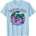 Staying Alive Skeleton Tee: Funny Halloween Party Top