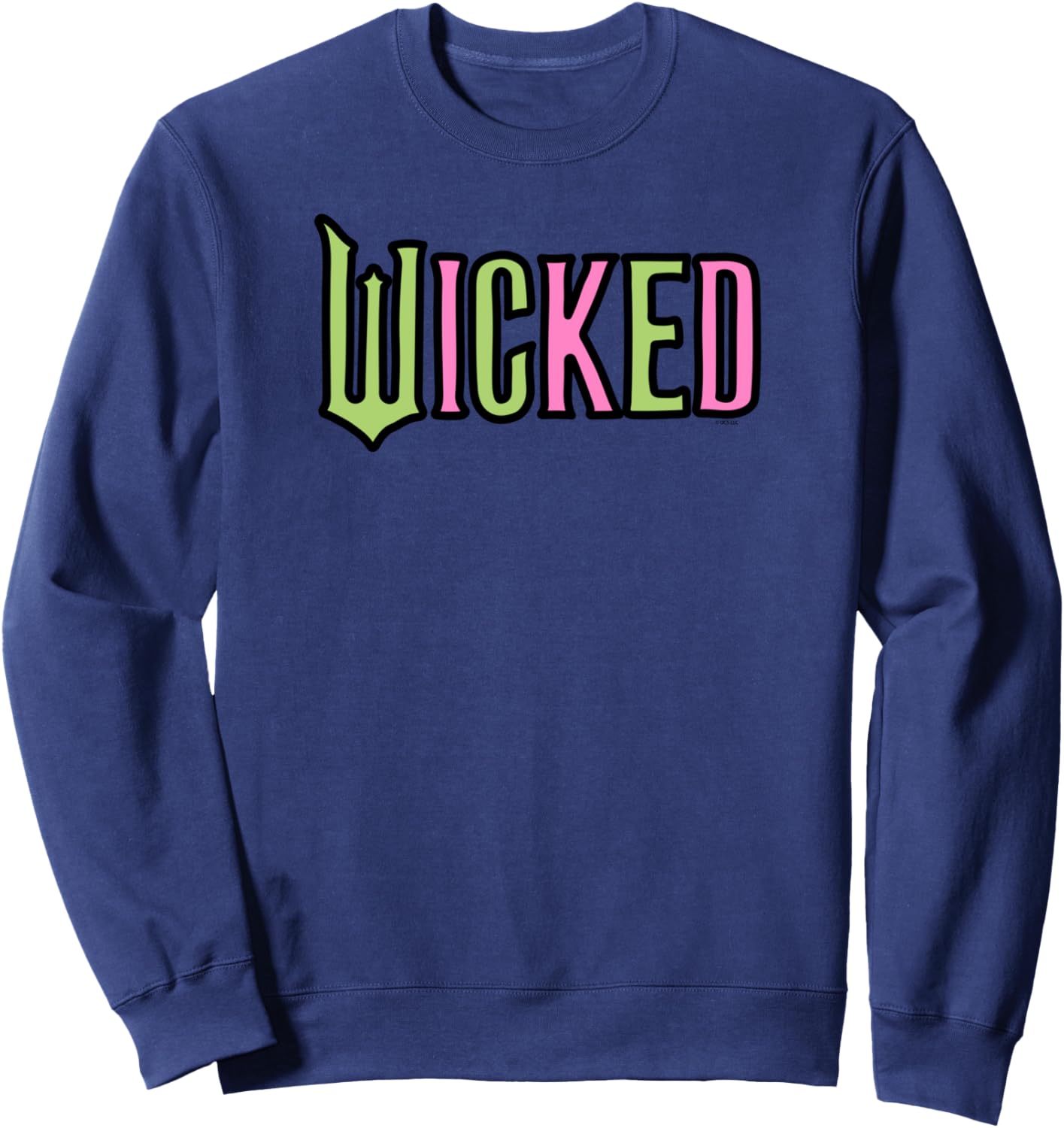 Wicked Cartoon Sweatshirt: Playful Pink & Green