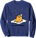 Gudetama the Lazy Egg It's Meh my Birthday Confetti Party Sweatshirt