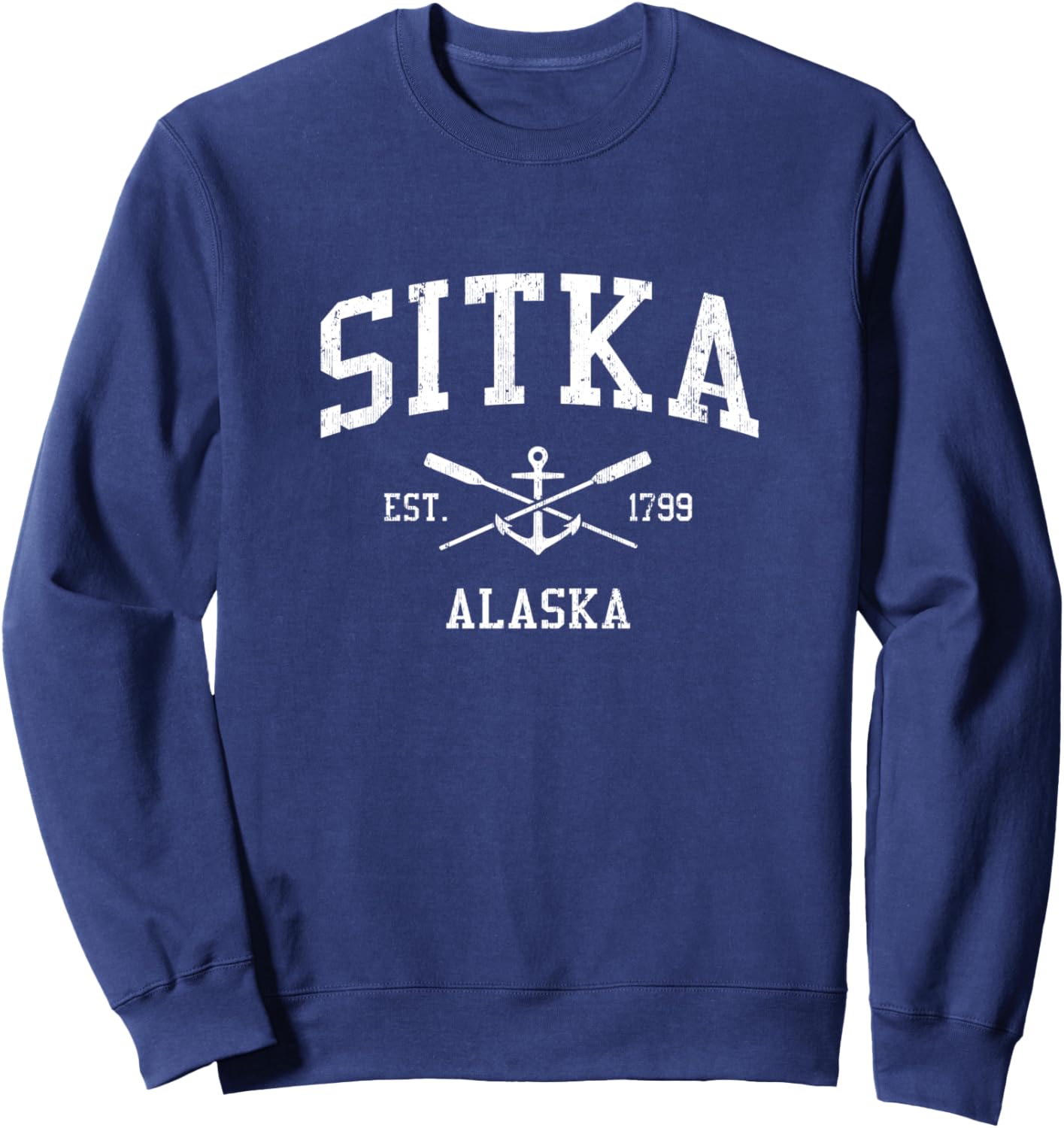 Vintage Sitka AK Oars & Anchor Sports Sweatshirt