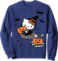 Hello Kitty Trick or Treat Halloween Sweatshirt - Cozy Classic Fit