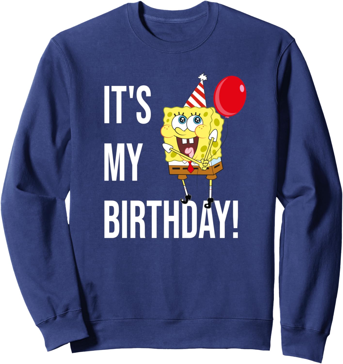SpongeBob It's My Birthday! Sweatshirt for Kids by Mademark