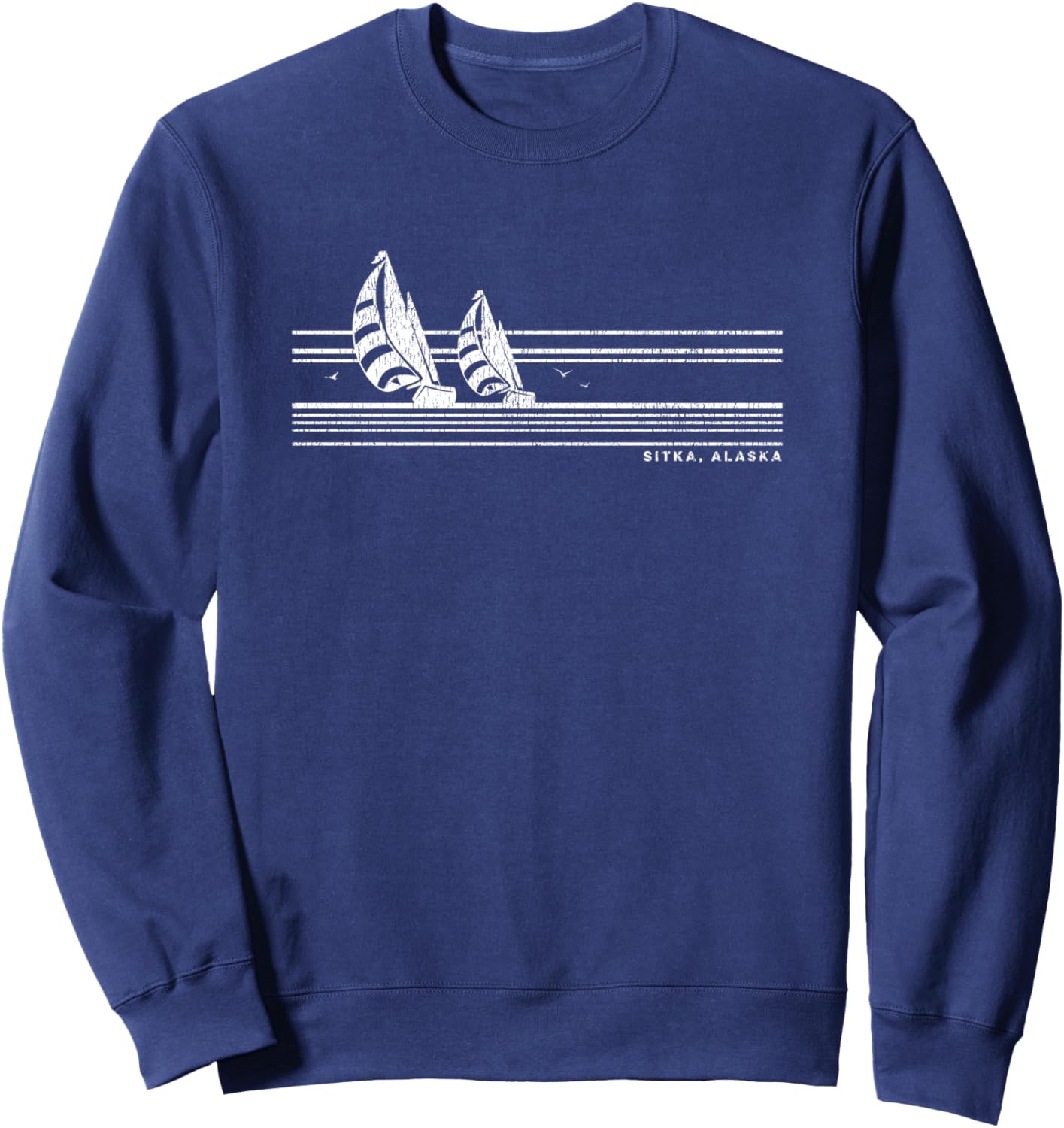 Vintage Nautical Sailboat Sweatshirt