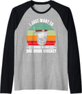 Whiskey & Cigar Lover Raglan Tee