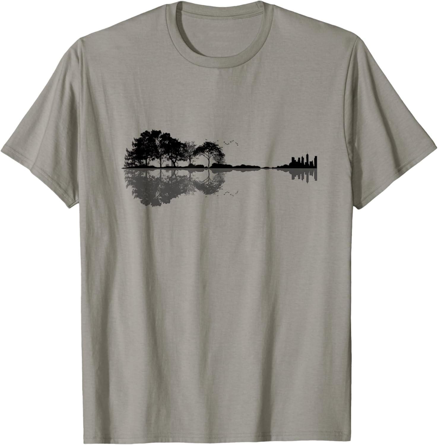 Nature-Inspired Guitarist Tee - Perfect Musician Gift