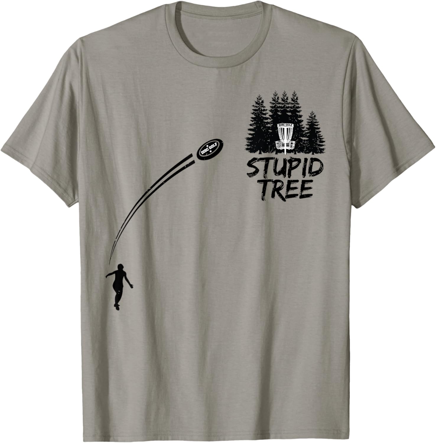 Stylish Disc Golf Tee for Dad & Boys - Funny Design!