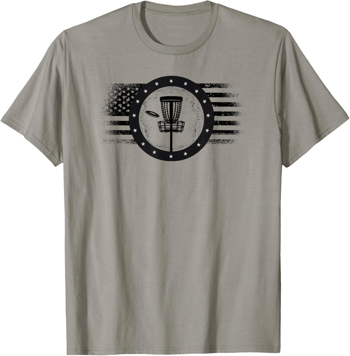 USA Grunge Flag Disc Golf Tee