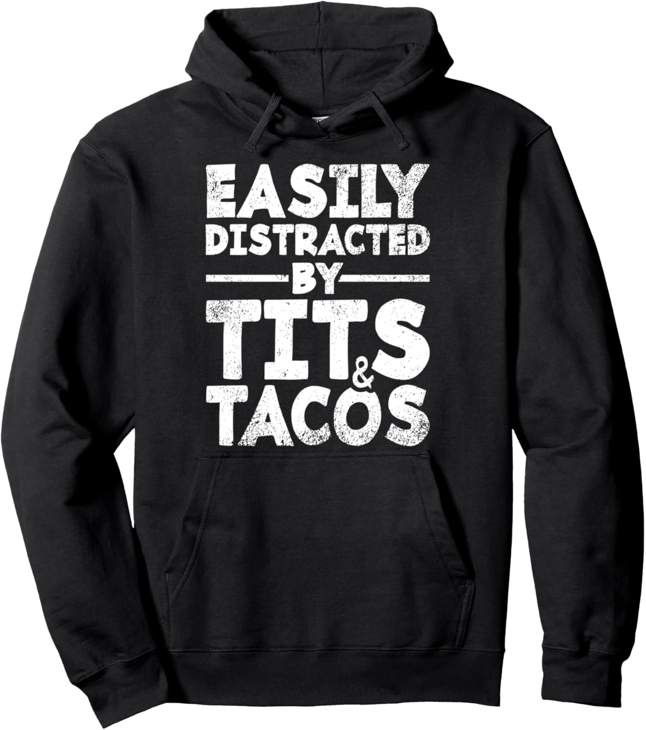 Easily Distracted Funny Men's Hoodie