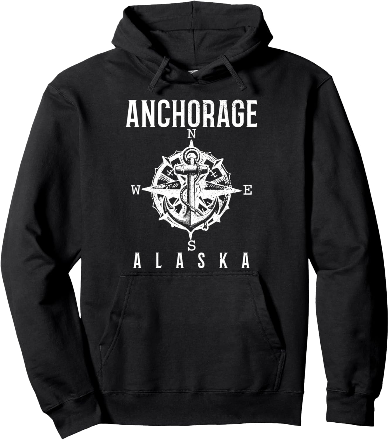 Nautical Anchor Compass Hoodie - Anchorage Style