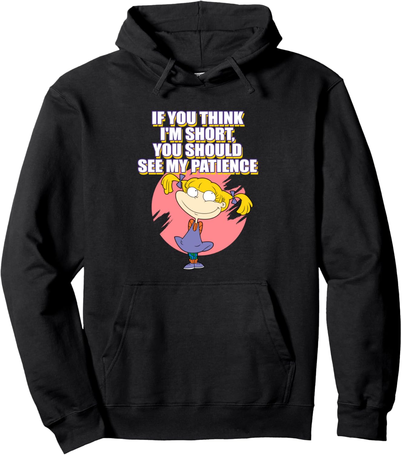 Mademark Rugrats Angelica Patience Pullover Hoodie for Comfort