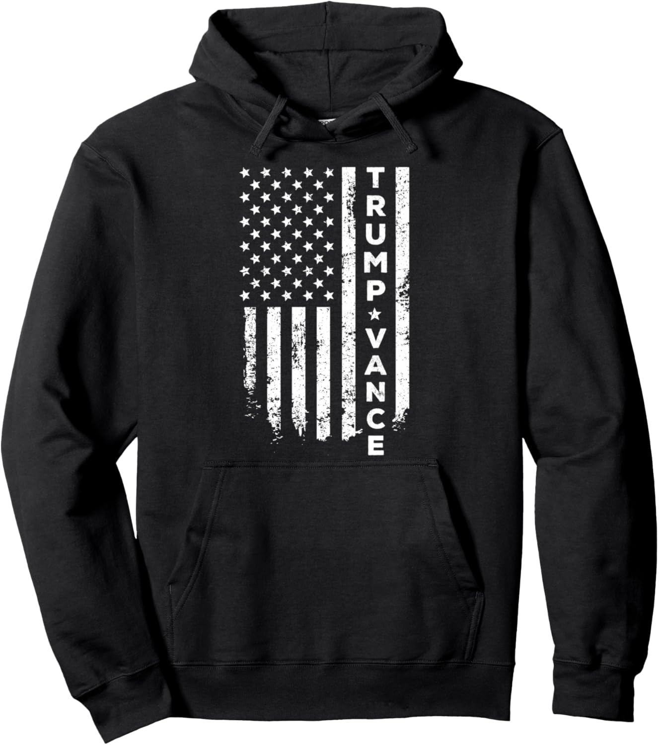 Trump Vance 2024 USA Flag Hoodie - Patriotic Style!
