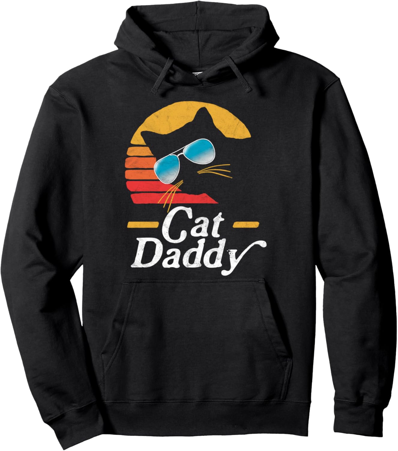 Retro Cat Lover Hoodie & Tees Set