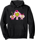 Cozy Grinch Pink Heart Hoodie | Dr. Seuss