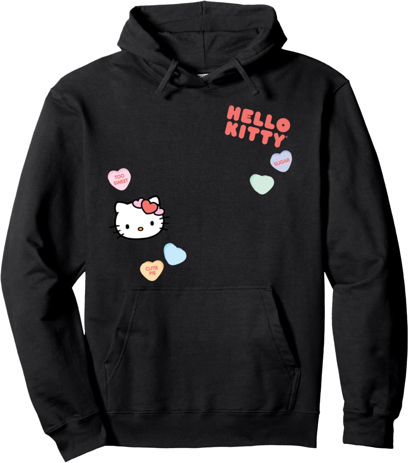 Hello Kitty Candy Hearts Valentine's Day Hoodie for Everyone